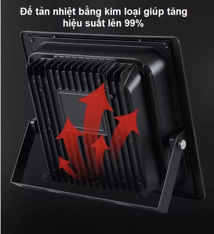 Đèn pha báo pin 500W NLMT sáng trắng